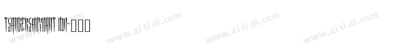 TsangerShuYuanT W01字体转换